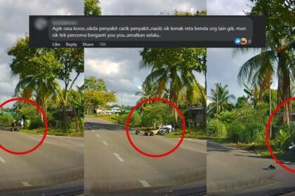 Remaja Jatuh Dari Buat Aksi Wheelie Di Taman Sukma Buat Netizen Puas Hati