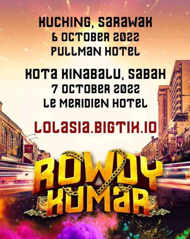 Kumar, Pelawak Terkemuka Singapura Bakal Hebohkan Kuching Dan KK Oktober Depan