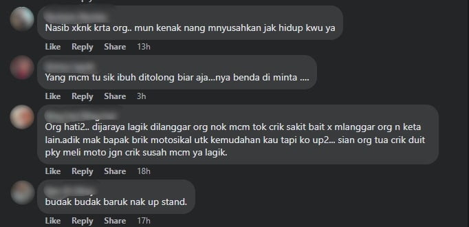 Remaja Jatuh Dari Buat Aksi Wheelie Di Taman Sukma Buat Netizen Puas Hati