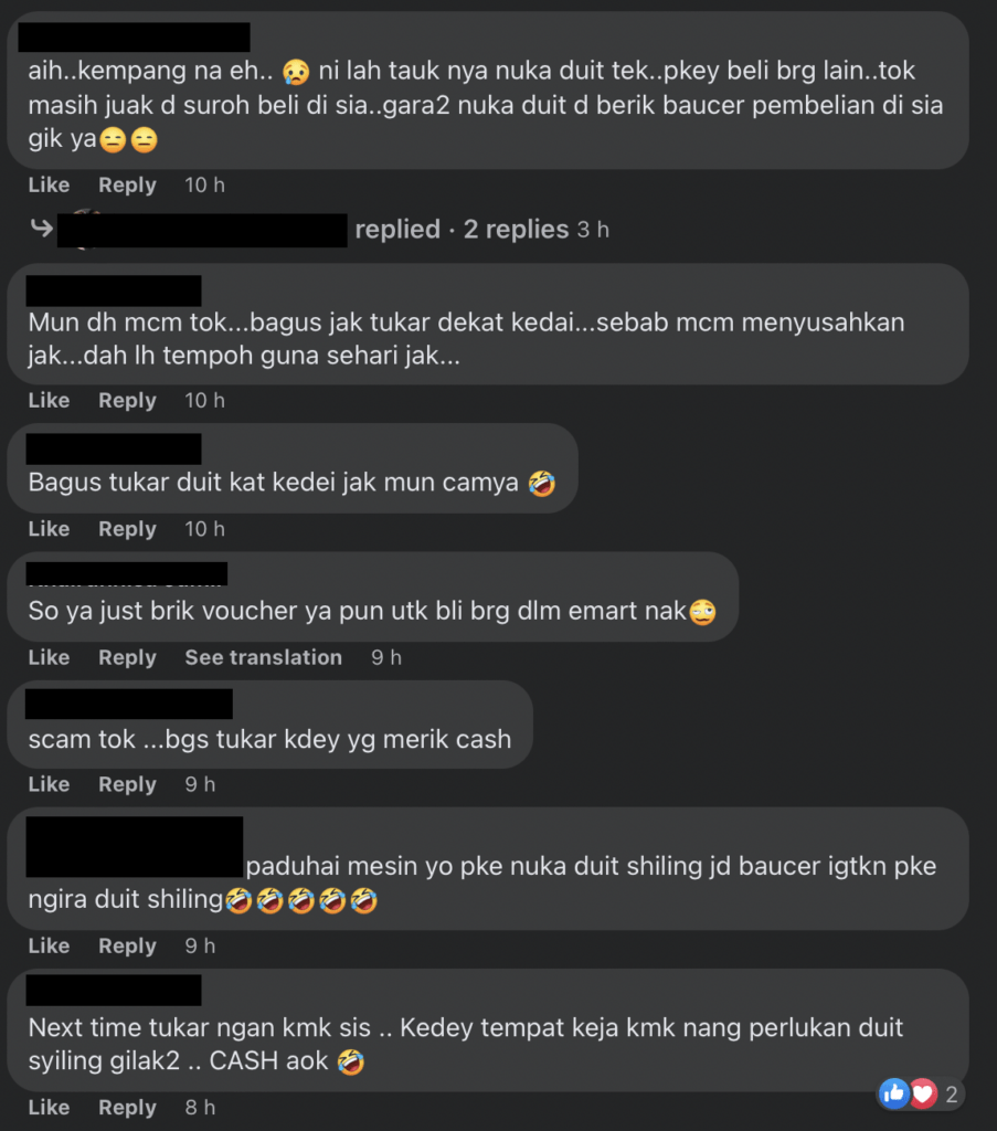 Niat Nak Tukar Syiling Jadi Tunai, Pelanggan Ini Kesal Hanya Dapat Baucer Pasaraya Sah Sehari