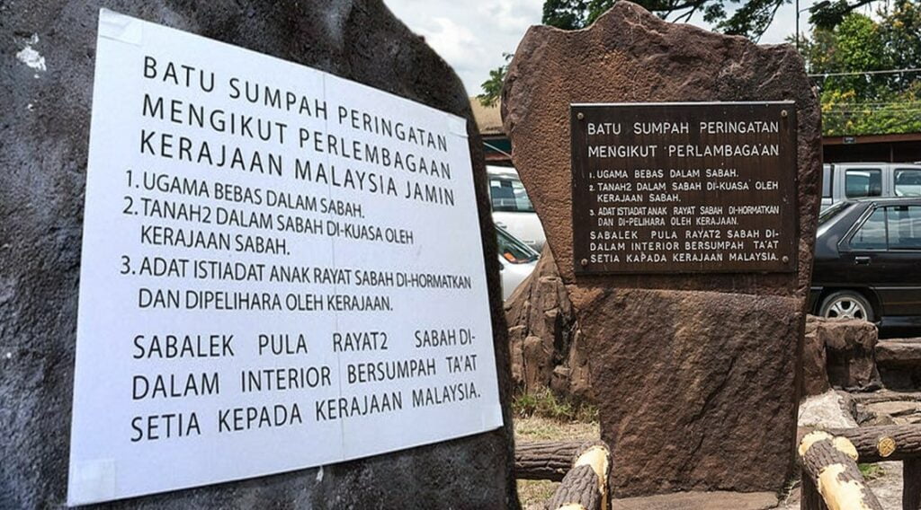 Sejarah Disebalik Batu Sumpah Keningau Yang Menjadi Lambang Pembentukan Malaysia
