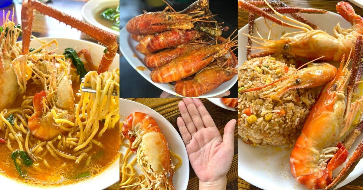 Udang Galah Saiz Jumbo, Ketahui Mi Udang Gumpey Yang Popular Di Gedong