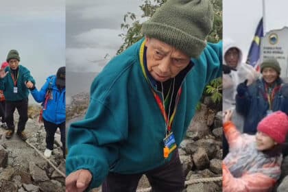 Rekod Baru Tercipta, Warga Emas Berusia 90 Tahun Ini Berjaya Sampai Ke Puncak Gunung Kinabalu