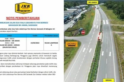 Lebuhraya Pan Borneo Kini Buka Laluan Serian-Sri Aman Bermula Hari Ini
