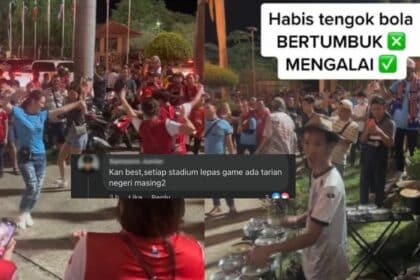 Gelagat Penyokong Sabah 'Mengalai' Selepas Tamat Permainan Bola Sepak Bikin Netizen Terhibur