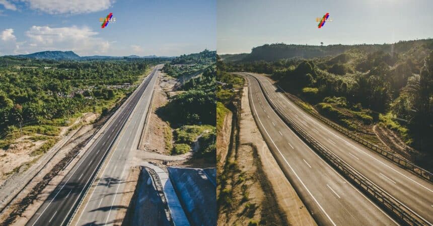Fasa Satu Lebuhraya Pan Borneo Kini 86 Peratus Siap