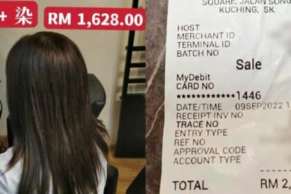 Tular Sebuah Salon Di Jalan Song Kenakan Cas Hampir RM 2K Untuk Khidmat Gunting Dan Warna Rambut