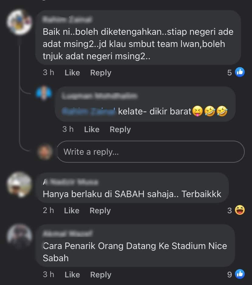 Gelagat Penyokong Sabah 'Mengalai' Selepas Tamat Permainan Bola Sepak Bikin Netizen Terhibur