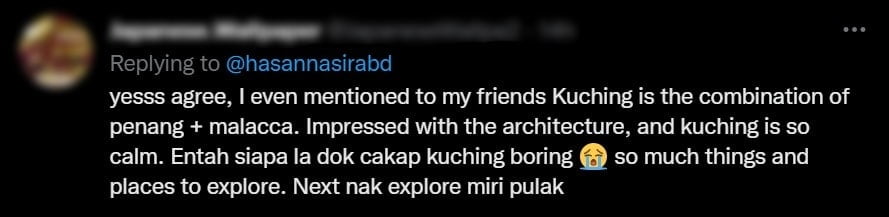 Kongsi Momen 10 Hari Berada Di Kuching, Kisah Lelaki Ini Terima Respons Positif Daripada Netizen