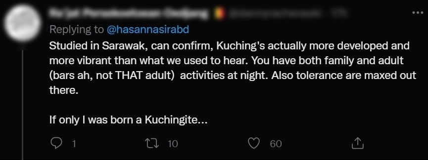 Kongsi Momen 10 Hari Berada Di Kuching, Kisah Lelaki Ini Terima Respons Positif Daripada Netizen