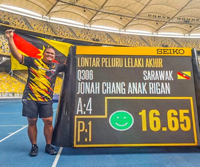 Jonah Chang, Atlet Pertama Sarawak Raih Emas SUKMA 2022 Tewaskan Wakil Negara