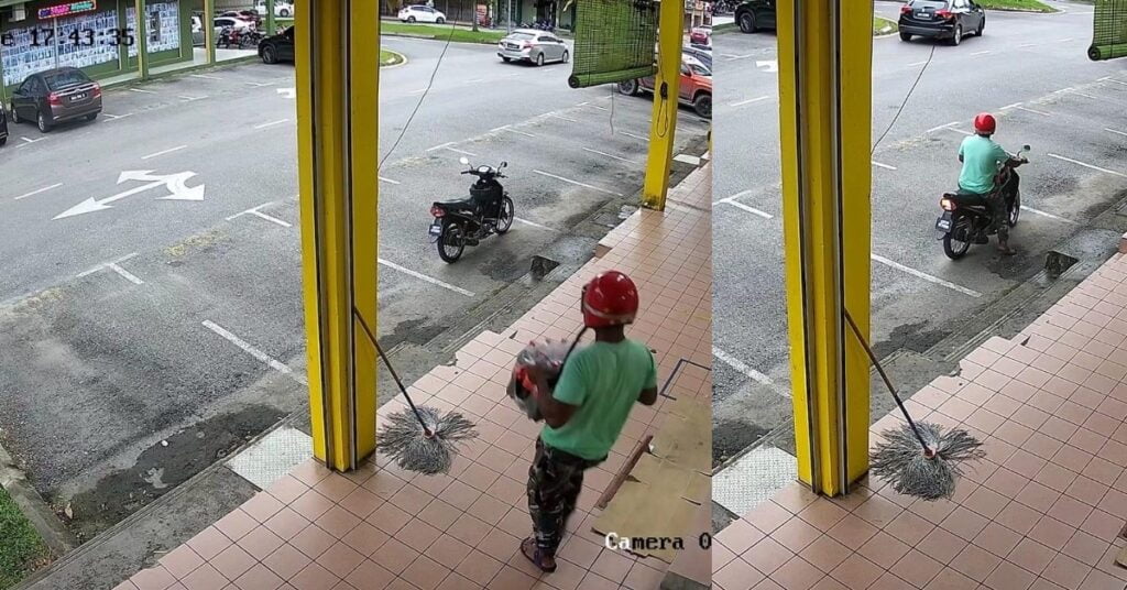 Tular Gambar CCTV Lelaki Bawa Lari Sekarton Coca-Cola Di Bintulu