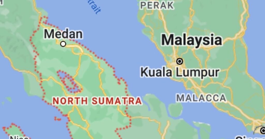 Gempa Bumi Sederhana Di Utara Sumatera Indonesia, Gegaran Terasa Hingga Ke Malaysia