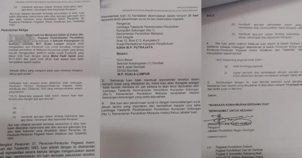 Guru Ini Diancam Buang Kerja