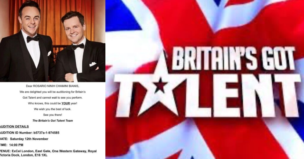 Penyanyi Asal Sabah, Rosario Bianis Dijemput Ke Britain’s Got Talent Di London