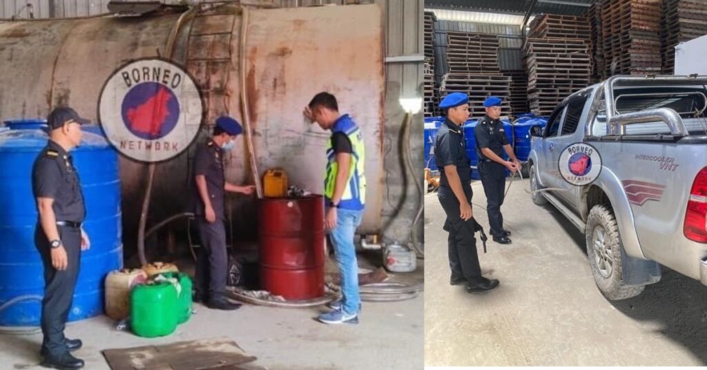 Miri Kecoh Tiada Bekalan Diesel, Stor Haram Diesel Di Krorop Pula Telah Diserbu