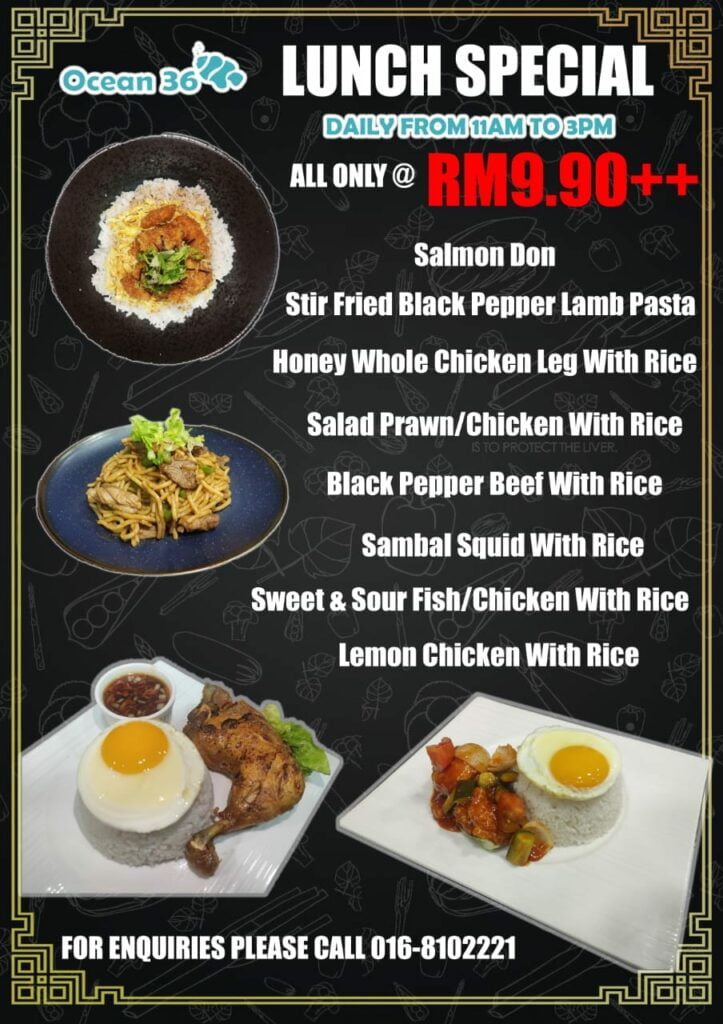 Pertama Di Sabah, Ocean36 Tawar Suasana Restoran Berkonsepkan Aquaria KLCC