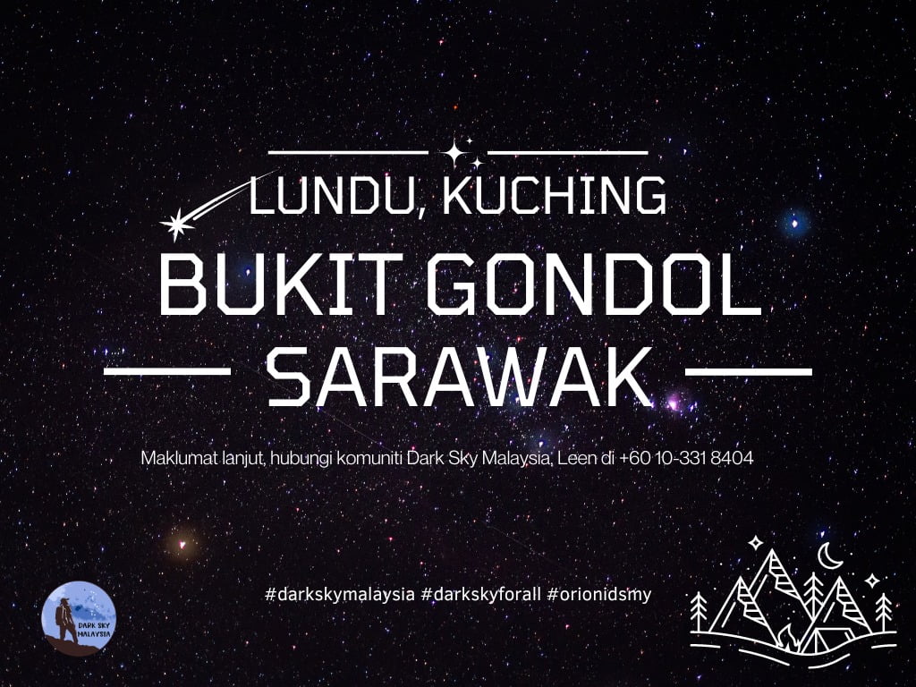 Sabah, Sarawak Jadi Antara Lokasi Untuk Menyaksikan Fenomena Cerapan Juraian Meteor Orionids
