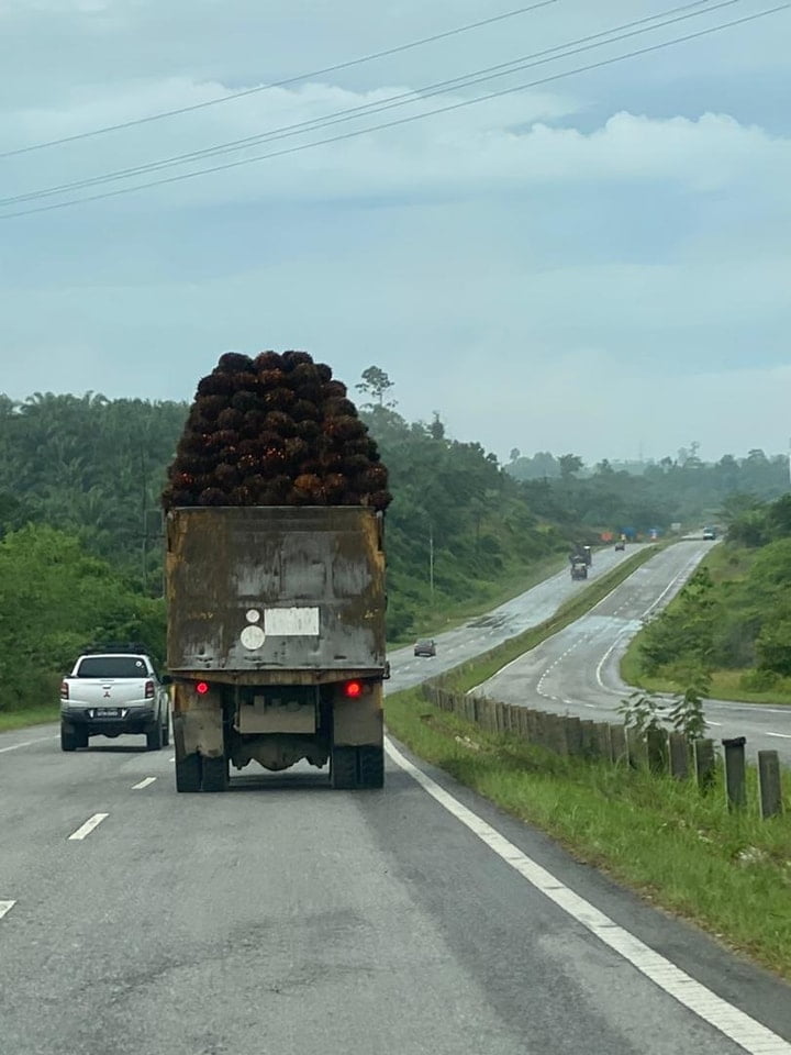 Lori Terlebih Muatan Dari Batu Niah Ke Bintulu Ini Buat Netizen Risau