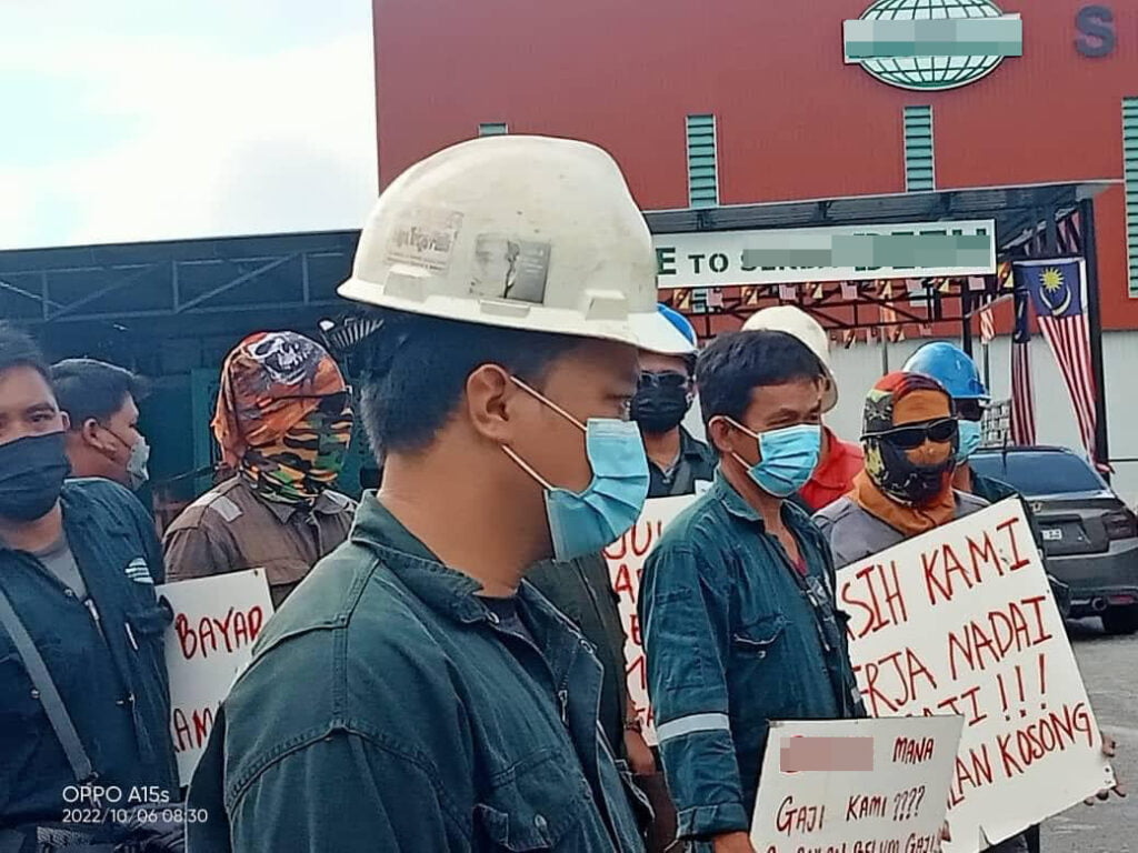 Pekerja Mogok, Sebuah Syarikat Di Bintulu Ini Tak Bayar Gaji Selama 3 Bulan