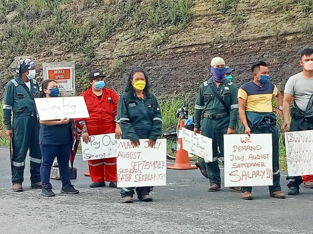 Pekerja Mogok, Sebuah Syarikat Di Bintulu Ini Tak Bayar Gaji Selama 3 Bulan