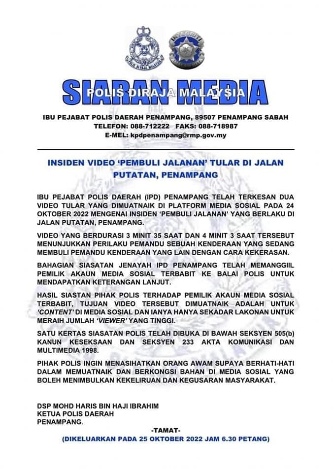 Buat Konten Demi 'Viewers' Tinggi, Suami Isteri Dari Sabah Buat Prank Tak Bertempat