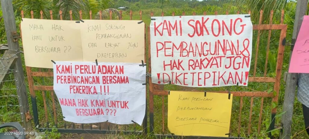 'Jangan Ketepikan Hak Rakyat', Penduduk Di Bintulu Berhimpun Untuk Tuntut Tanah