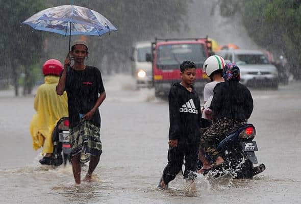 MetMalaysia Ramal Ribut Petir, Hujan Di Seluruh Negara Petang Ini