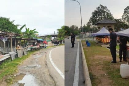 Boleh Bahayakan Pengguna Jalan Raya, Penjaja Tepi Jalan Di Betong Akhirnya Dipindahkan