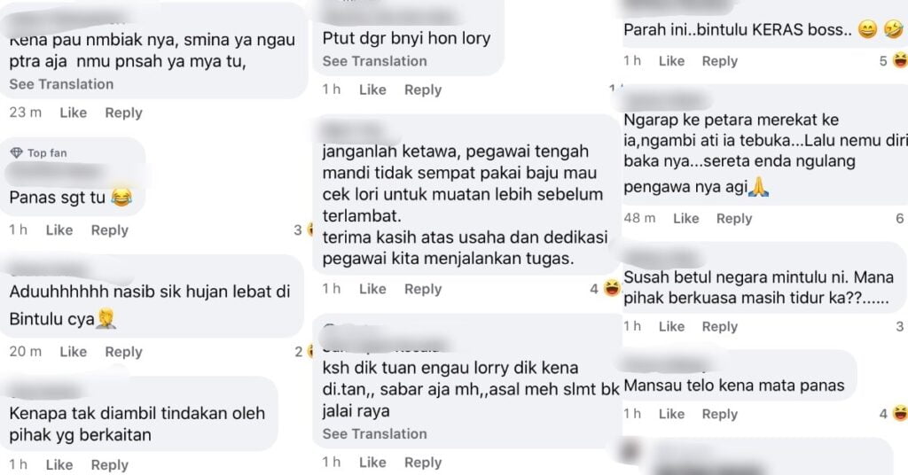 Tular Lelaki Berbogel Tahan Lori Tengah Jalan Di Bintulu, Jadi Bahan Jenaka Netizen