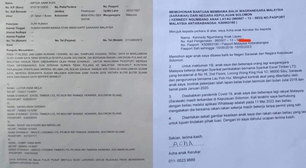 Terkandas Di Kepulauan Solomon, Syarikat Balak Sekat Warga Sarawak Pulang Ke Tanah Air