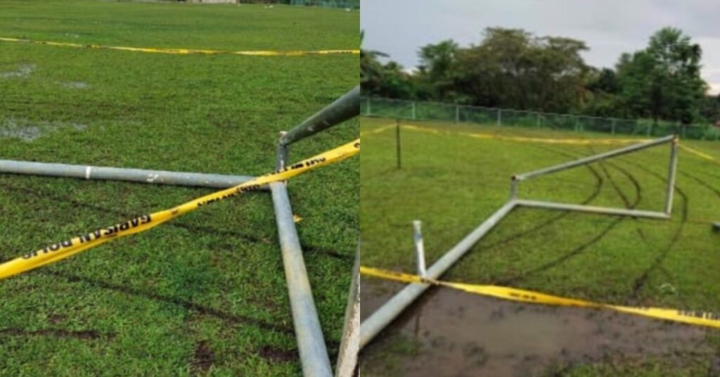 Kanak-Kanak Meninggal Dunia Selepas Ditimpa Tiang Gol Di Menggatal, Sabah