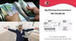 Dapat RM250K Sekelip Mata, Individu Dari Sibu Ini Bertuah Menang Hadiah Toto