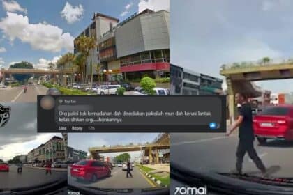 Degil Tak Nak Guna Jejantas, Aksi Selamba Pejalan Kaki Di Satok Ini Undang Reaksi Netizen