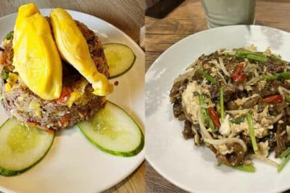 Durian House Saradise Hidang Kuetiau Goreng Durian Yang Unik Dan Rare