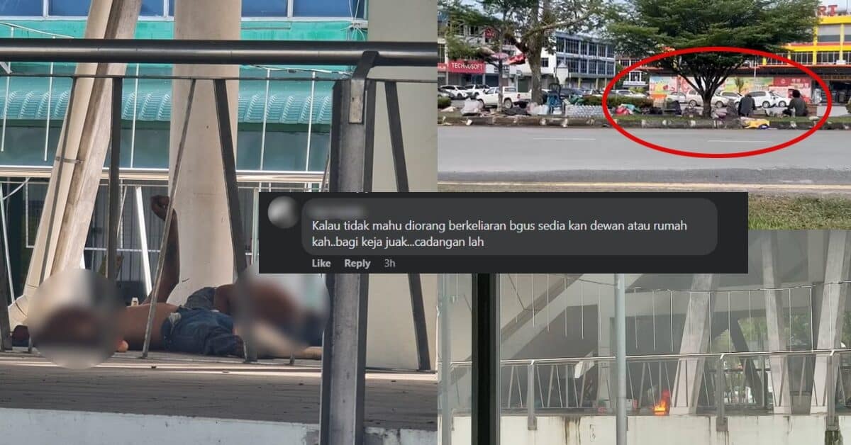 Gelandangan Di Bintulu Semakin Berleluasa, Netizen Minta Pihak Berkuasa Tangani Isu Ini