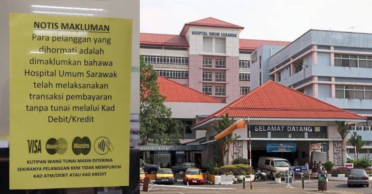Hospital Umum Sarawak Kini Terima Transaksi Pembayaran Tanpa Tunai