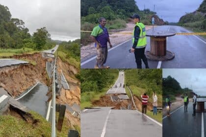 Hujan Berterusan, Jalan Kejapil Di Bekenu Terputus Akibat Tanah Runtuh