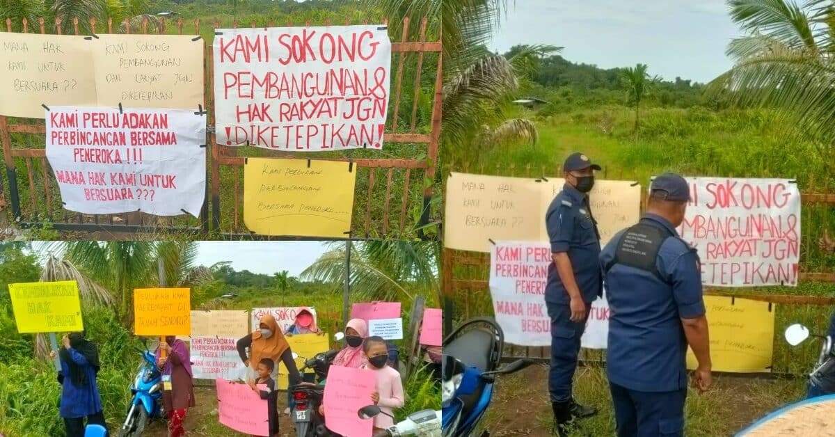 'Jangan Ketepikan Hak Rakyat', Penduduk Di Bintulu Berhimpun Untuk Tuntut Tanah
