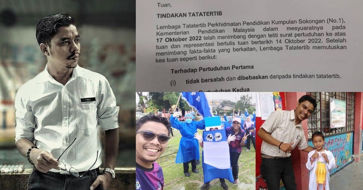 Kesemua Tuduhan Ke Atas Cikgu Fadli Digugurkan