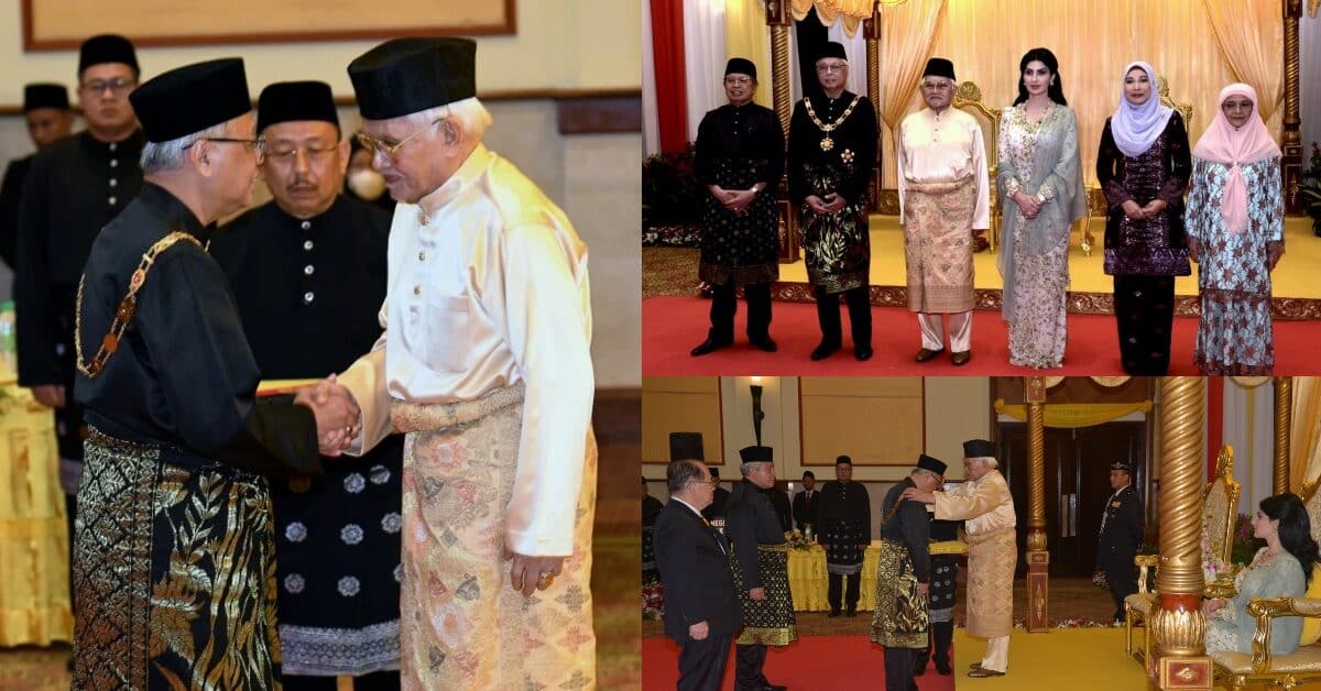 PM Malaysia Datuk Seri Ismail Sabri Terima Gelaran 'Datuk Patinggi' Dari TYT Sarawak