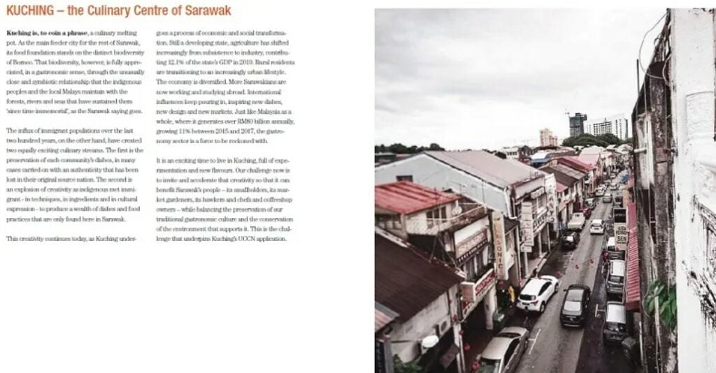 Diiktiraf Oleh UNESCO, Bandar Kuching Rangkul Anugerah Gourmand World Cookbook Award Di Paris