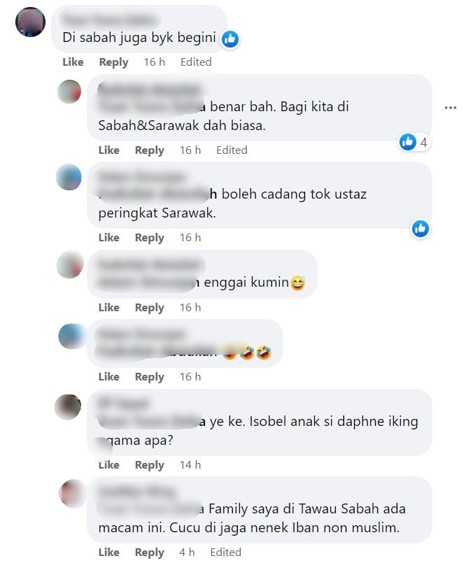 Gigih Besarkan Cucu Ikut Ajaran Islam, Netizen Kagum Sikap Terpuji 'Inik' Dari Sibu Ini.