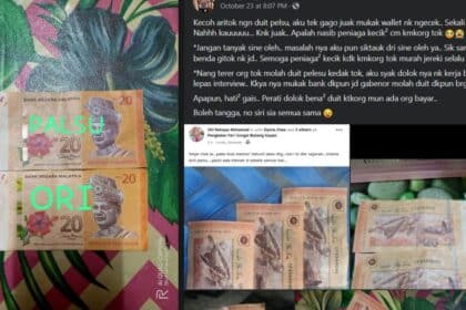 Tular Duit Palsu, Peniaga Dari Lundu Luah Rasa Sedih Dan Gesa Orang Ramai Untuk Berwaspada