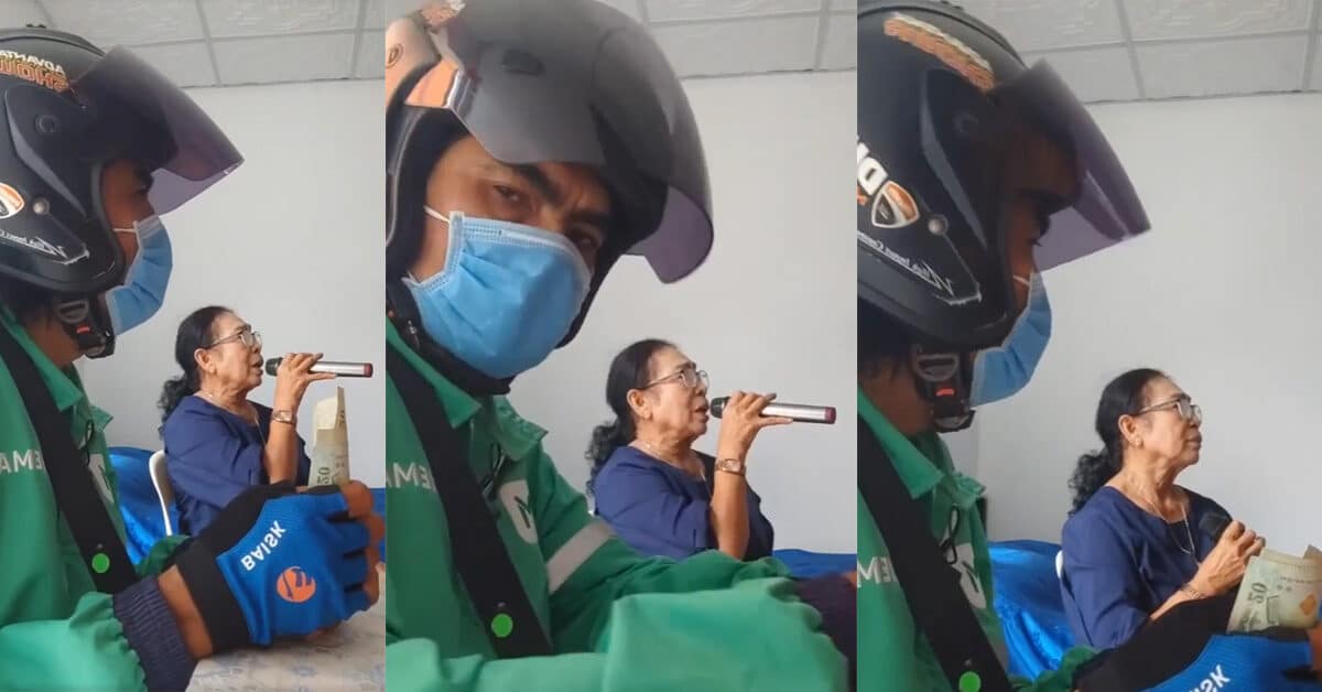 Dibayar Rm2.50 Satu Lagu, Grab Rider Ini Diupah 'Aunty' Untuk Mendengar Nyanyiannya