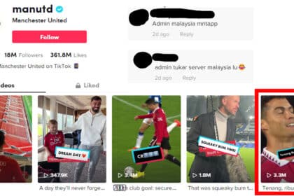 'Admin Orang Malaysia Ke?' Akaun Rasmi Man Utd Guna Lagu Jiwang Di TikTok Buat Netizen Terhibur