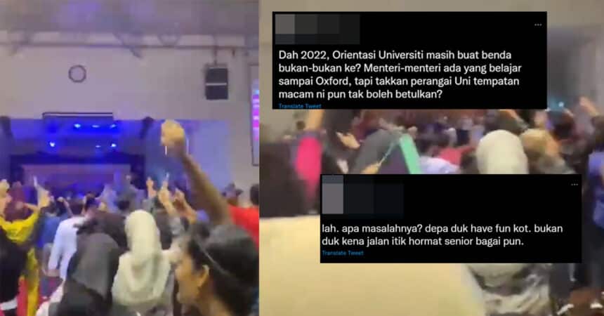 Tunjuk Pelajar 'Menari' Umpama Di Club, Netizen Berpecah Pendapat Dengan Orientasi Universiti Ini