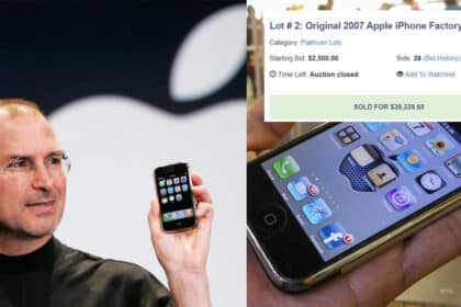 Berpuluh Kali Ganda Dari Harga Asal, iPhone 1st Gen Ini Telah Dibida Pada Harga RM185K