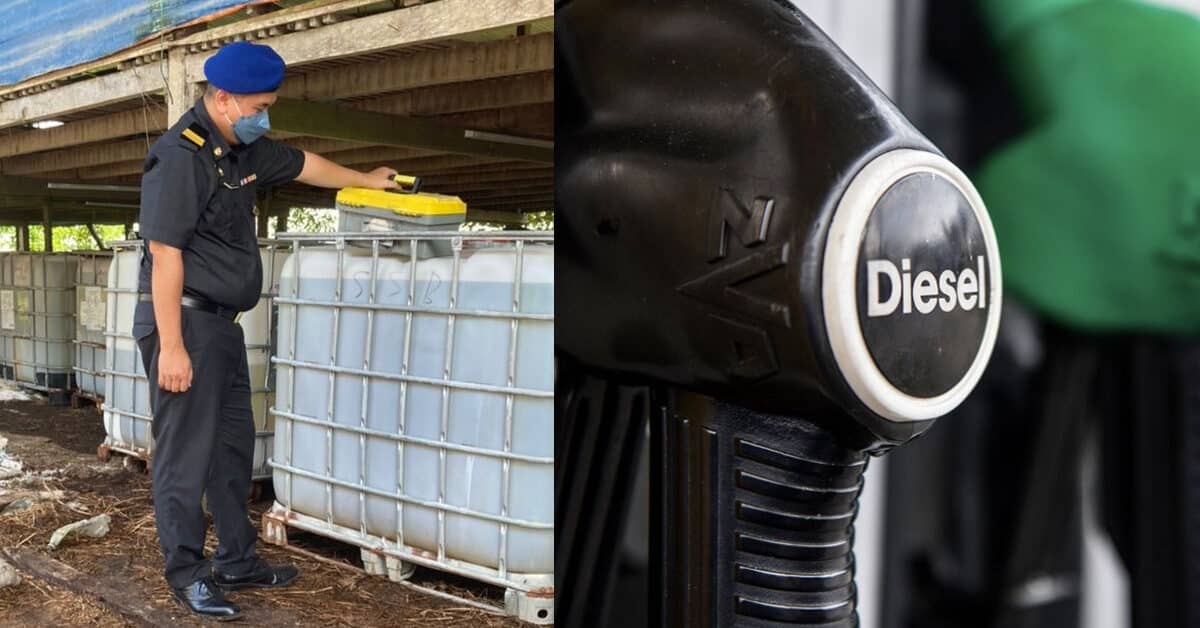 8.5K Liter Diesel Dirampas, Seorang Lelaki Dari Miri Ditahan KPDNHEP