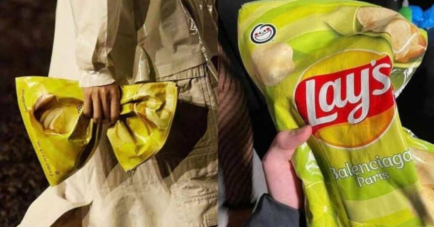 Lepas Plastik Sampah, Balenciaga Hasilkan Beg Peket Kerepek Kentang Harga RM 8K